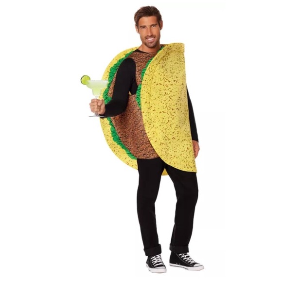 Spirit‎ Halloween Adult Beef Taco Costume With Sombrero Hat One Size - Picture 11 of 11